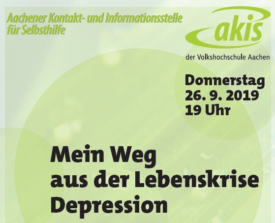 Vortrag: Mein Weg Aus Der Lebenskrise Depression – Informationen Für ...