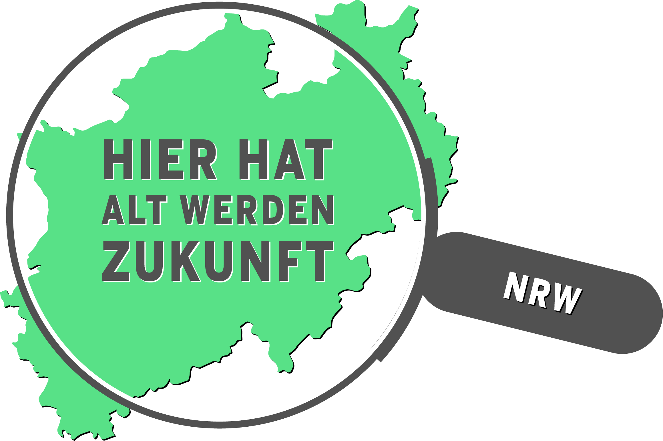 Logo Nordrhein-Westfalen - hier hat Alt werden Zukunft