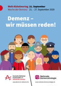 Plakat des Welt-Alzheimertag 