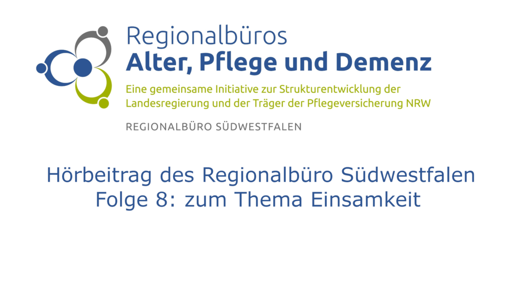 Logo Regionalbüro Südwestfalen und Schriftzug Hörbeitrag