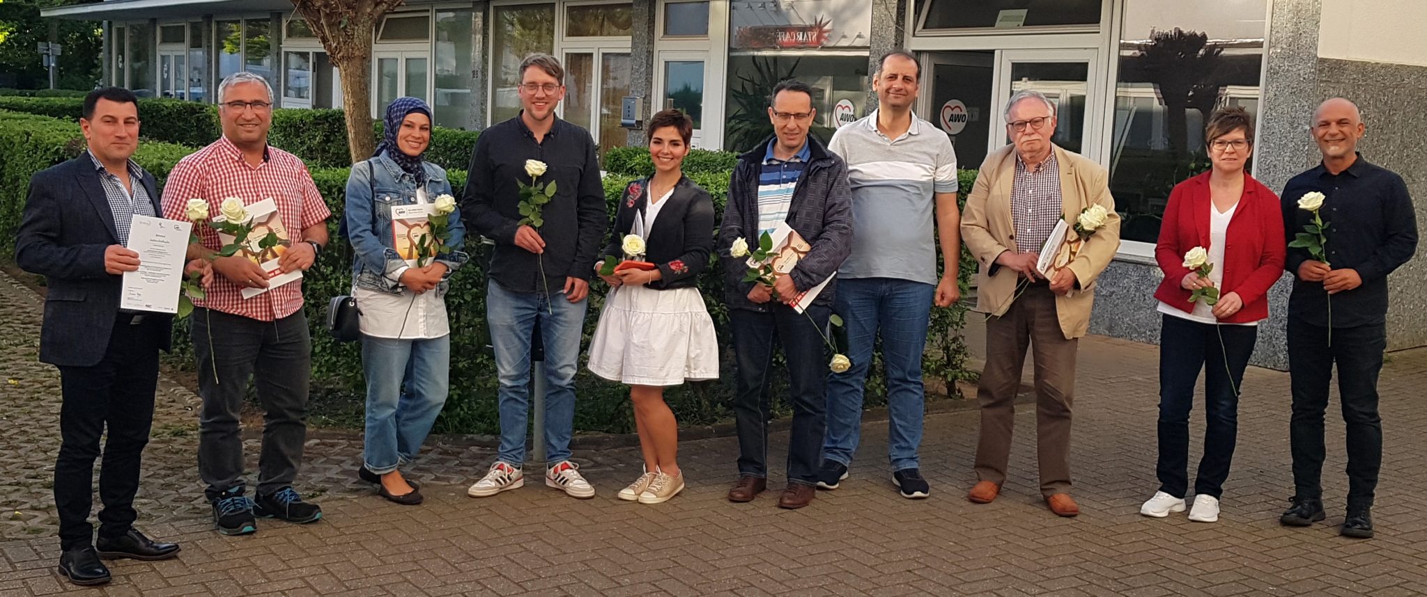 Gruppenfoto der Teilnehmer:innen