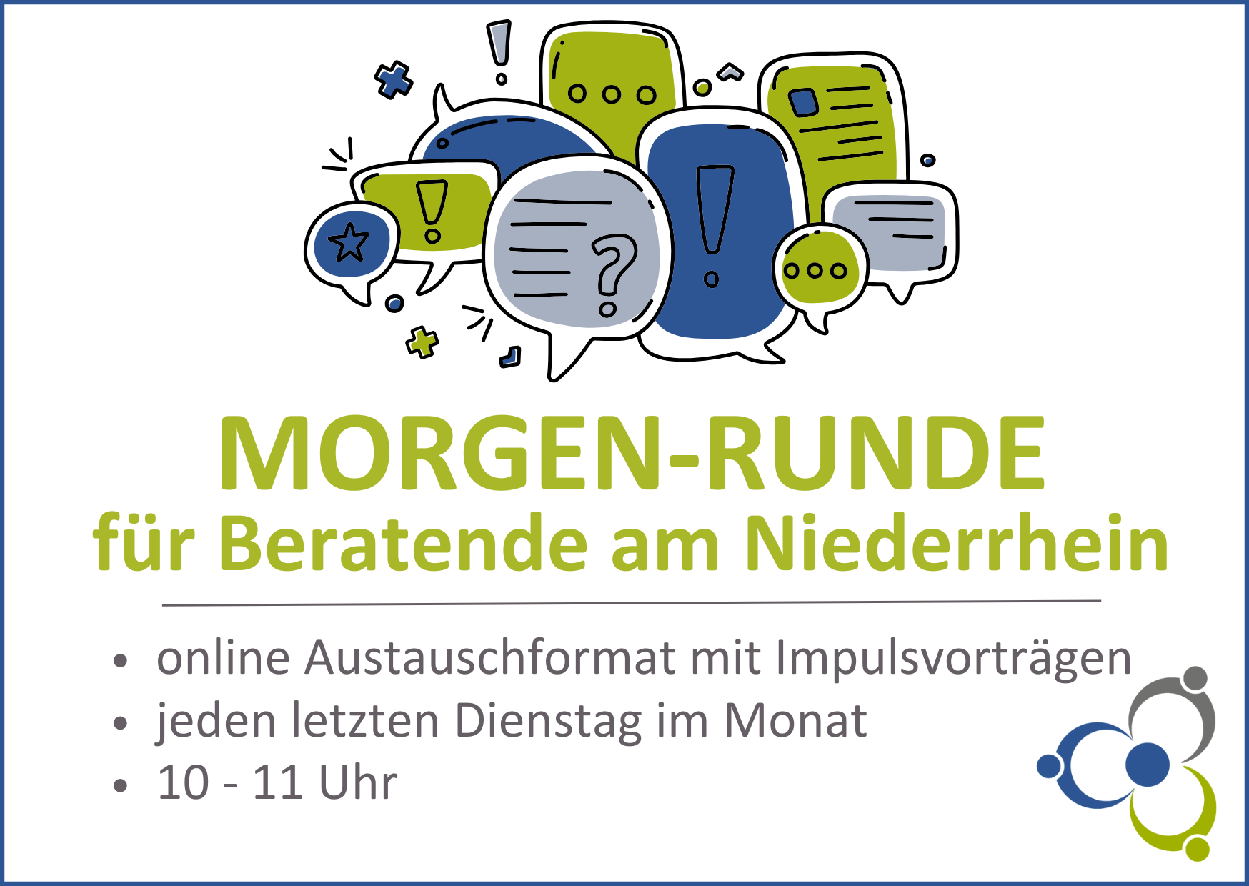 Digitale Morgen-Runde für Berater:innen