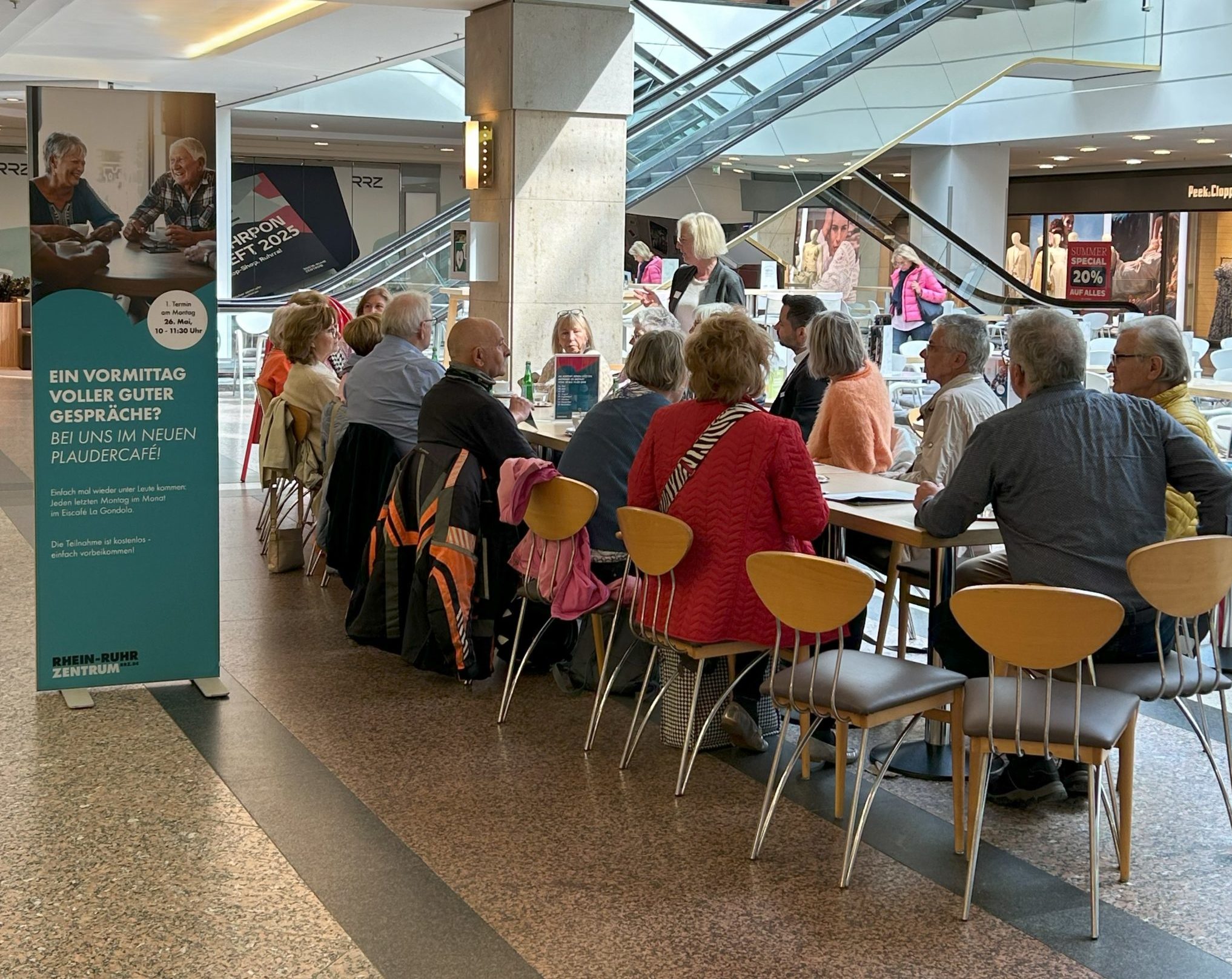 Mülheim/Ruhr: Plaudercafé im Rhein-Ruhr-Zentrum