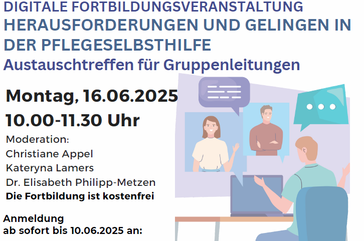 Digitale Fortbildung für Gruppenleitungen der Kontaktbüros
