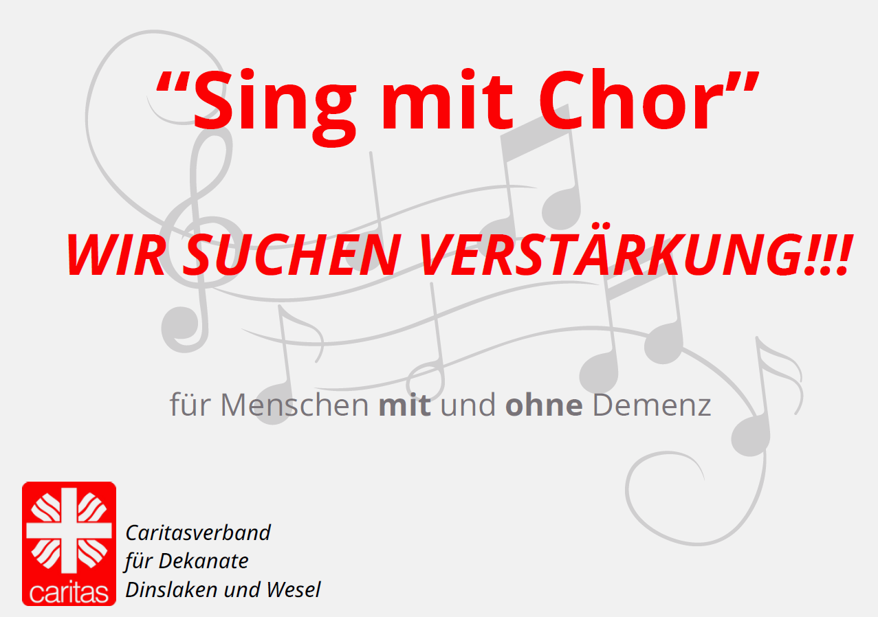 "Sing mit Chor" für Menschen mit und ohne Demenz