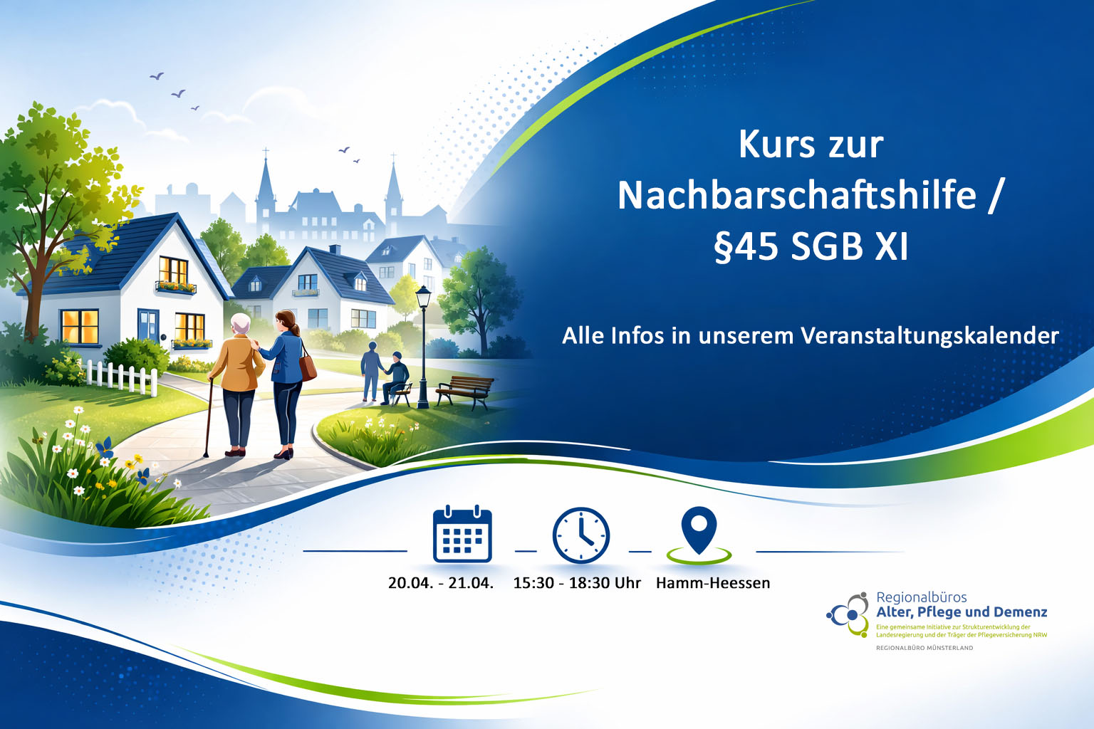 Hamm-Heessen: Kurs zur Nachbarschaftshilfe im April