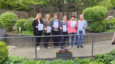 Teilnehmerinnen des Pfegekurses Nachbarschaftshilfe.