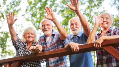 Gruppe älterer Menschen