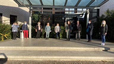 Gruppenfoto von Teilnehmenden des Kurses für Nachbarschaftshilfe