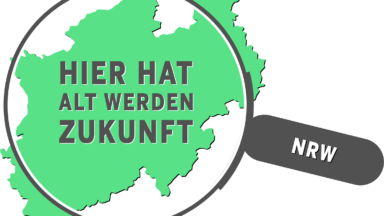 Logo Nordrhein-Westfalen - hier hat Alt werden Zukunft