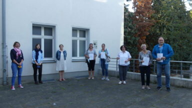 Gruppenfoto des Pflegekurses in Hattingen